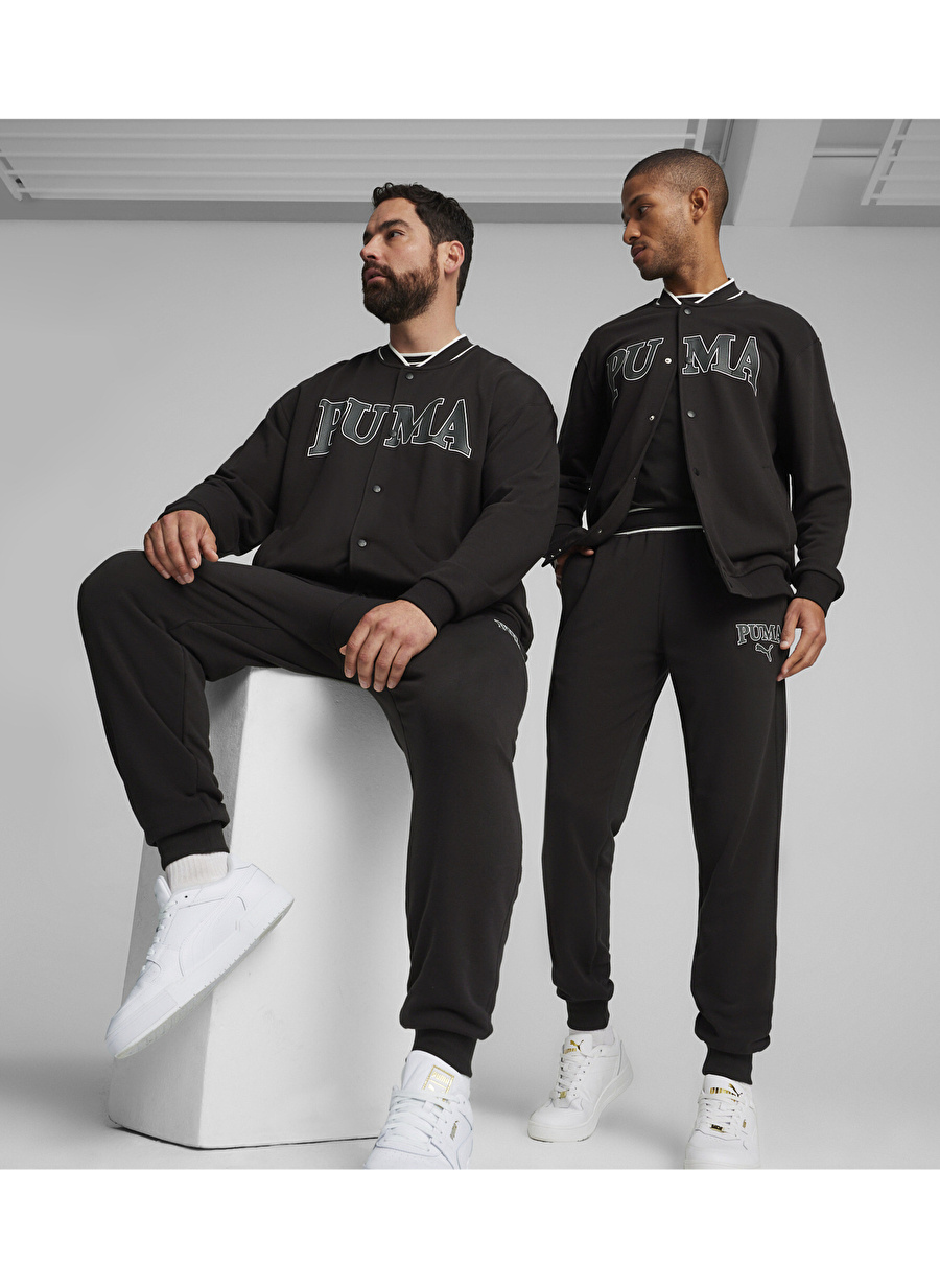 Puma 67897101  SQUAD Track Jacket Siyah Erkek Kapüşon Yaka Regular Fit Sweatshirt