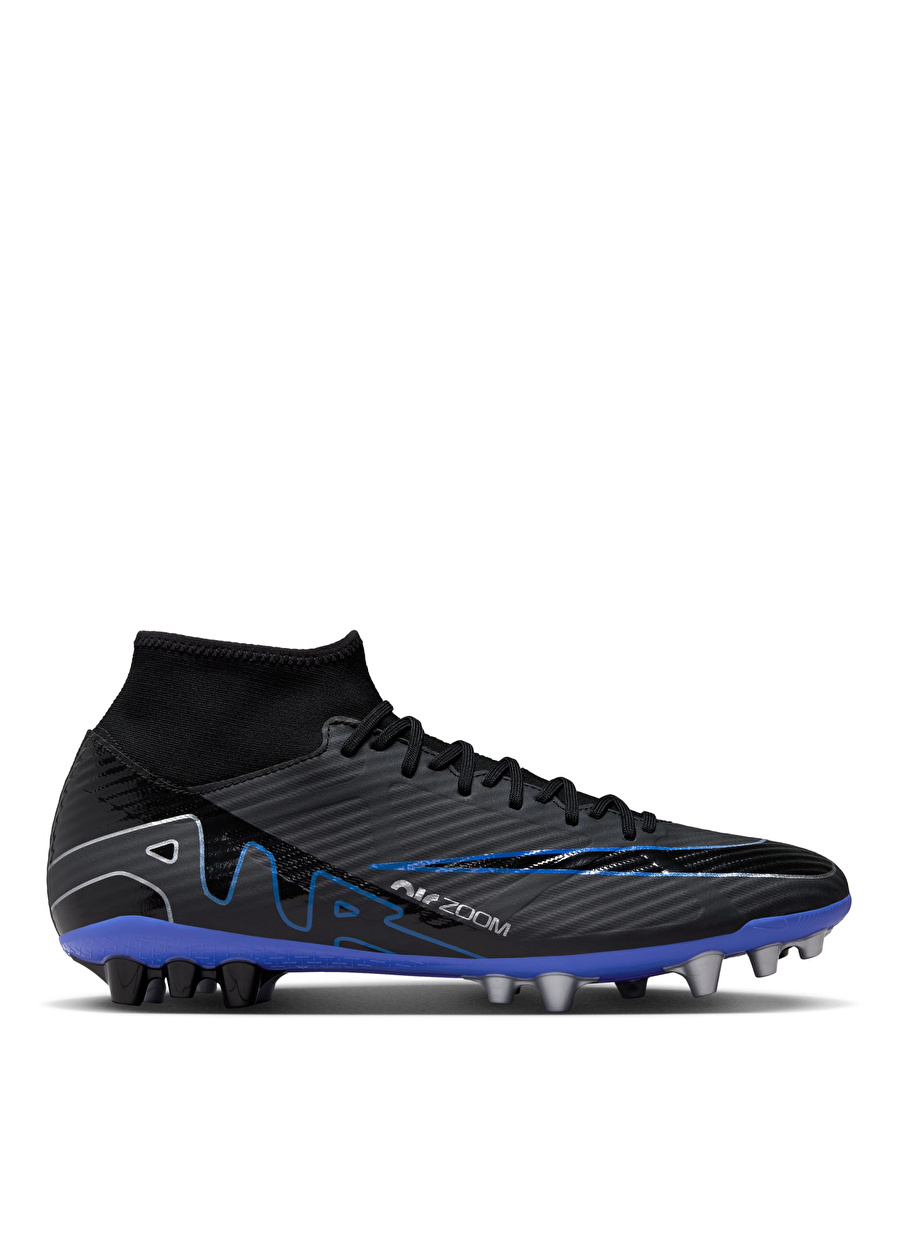 Nike Siyah - Mor Erkek Futbol Ayakkabısı DJ5622-040-ZOOM SUPERFLY 9 ACADEMY