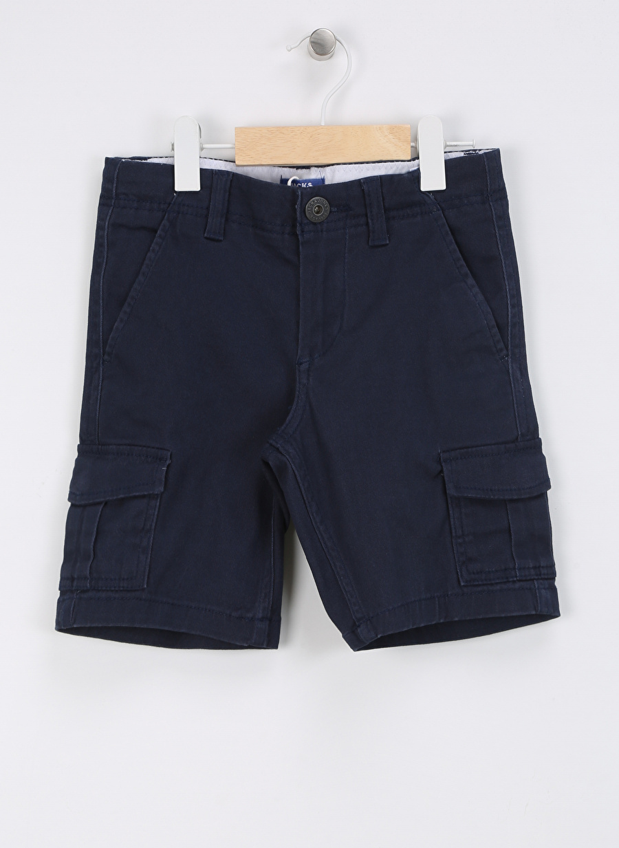 Jack & Jones Normal Bel Normal Lacivert Erkek Çocuk Şort JPSTJOE JJCARGO SHORTS JNR