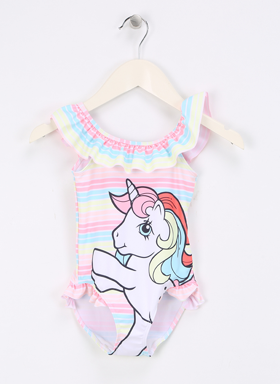 Name İt Pembe Kız Çocuk Mayo NMFMAMA MLP SWIMSUIT CPLG