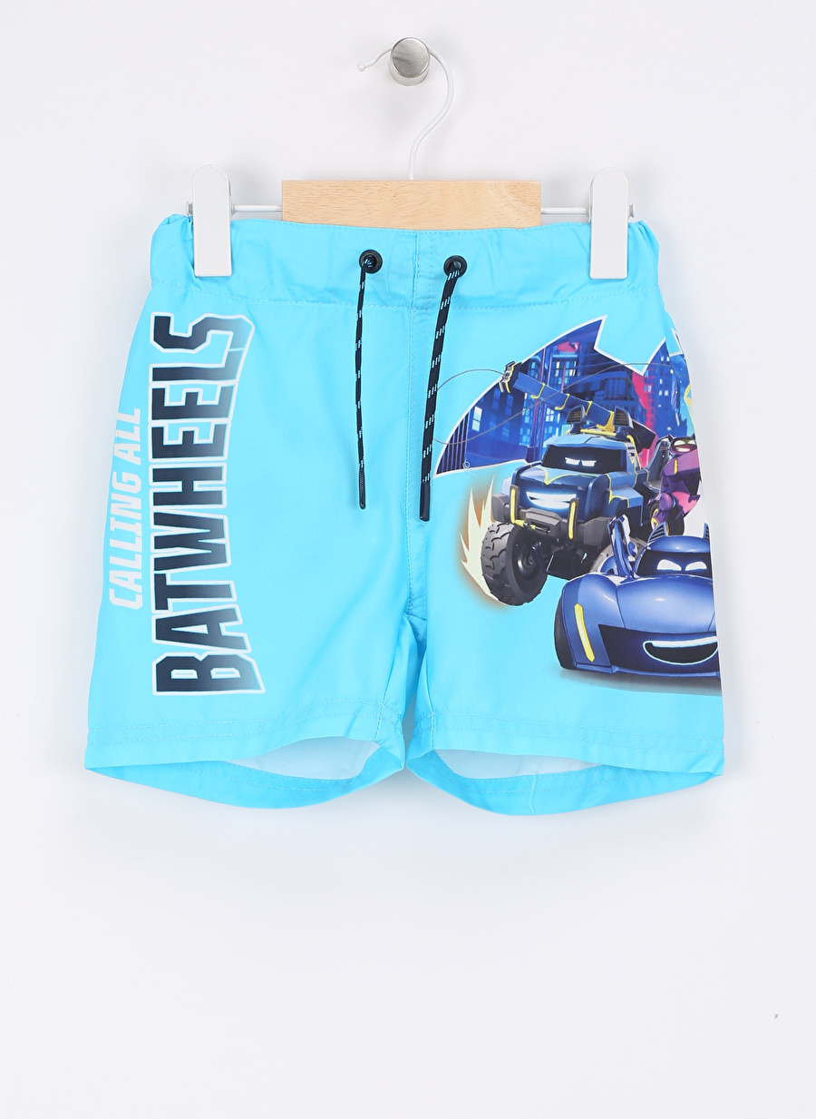 Name İt Mavi Erkek Çocuk Şort Mayo NMMMICCO BATWHEELS LONG SWIMSHORTS