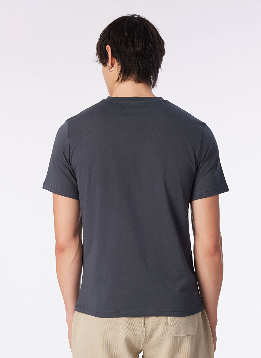 Jack & Jones Bisiklet Yaka Yeşil Erkek T-Shirt JPRBLUHUNTER TEE SS CREW NECK EXC_6