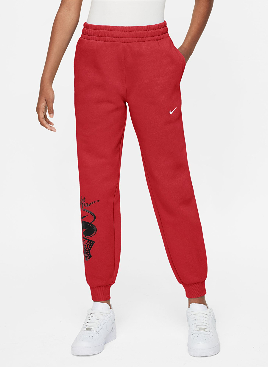 Nike Dar Paça Kırmızı Erkek Eşofman Altı FN8353-657-K NK C.O.B. FLC PANT