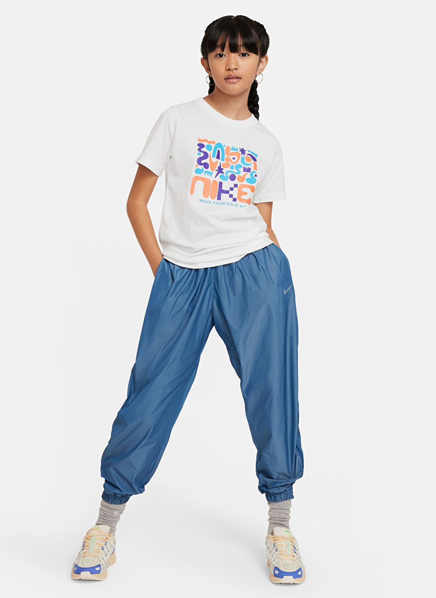 Nike Dar Paça Mavi Kadın Eşofman Altı FN8659-440-G NSW WVN PANT DANCE