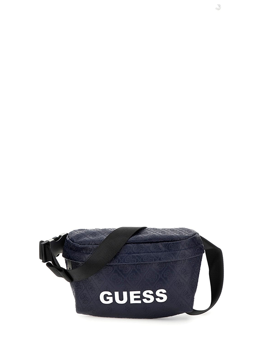 Guess Lacivert Erkek 4x19,5x20,5 cm Bel Çantası VENEZIA BUM BAG