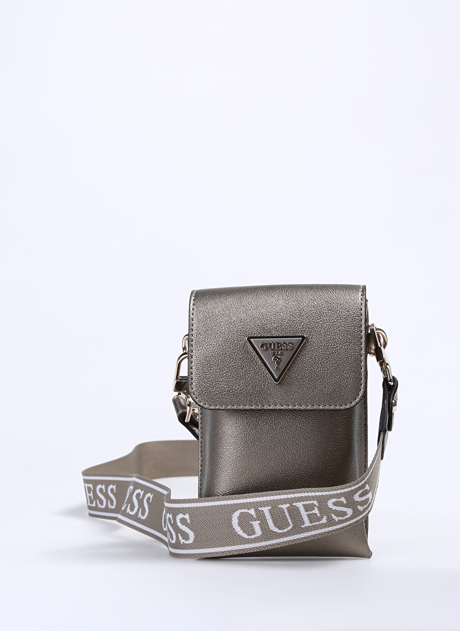 Guess Gri Kadın 19x4x11 cm Telefon Çantası HWBG9211810-PEW