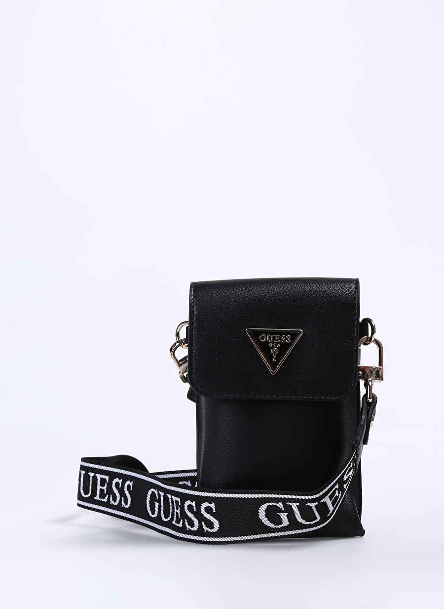 Guess Siyah Kadın 19x4x11 cm Telefon Çantası HWBG9211810-BLA