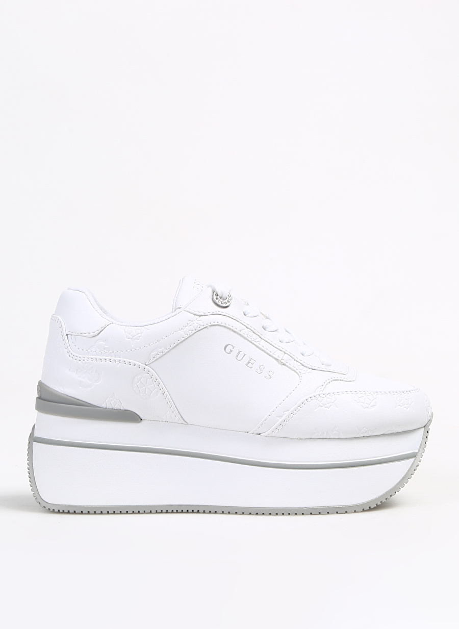 Guess Beyaz Kadın Sneaker FLPCAMFAL12WHITE