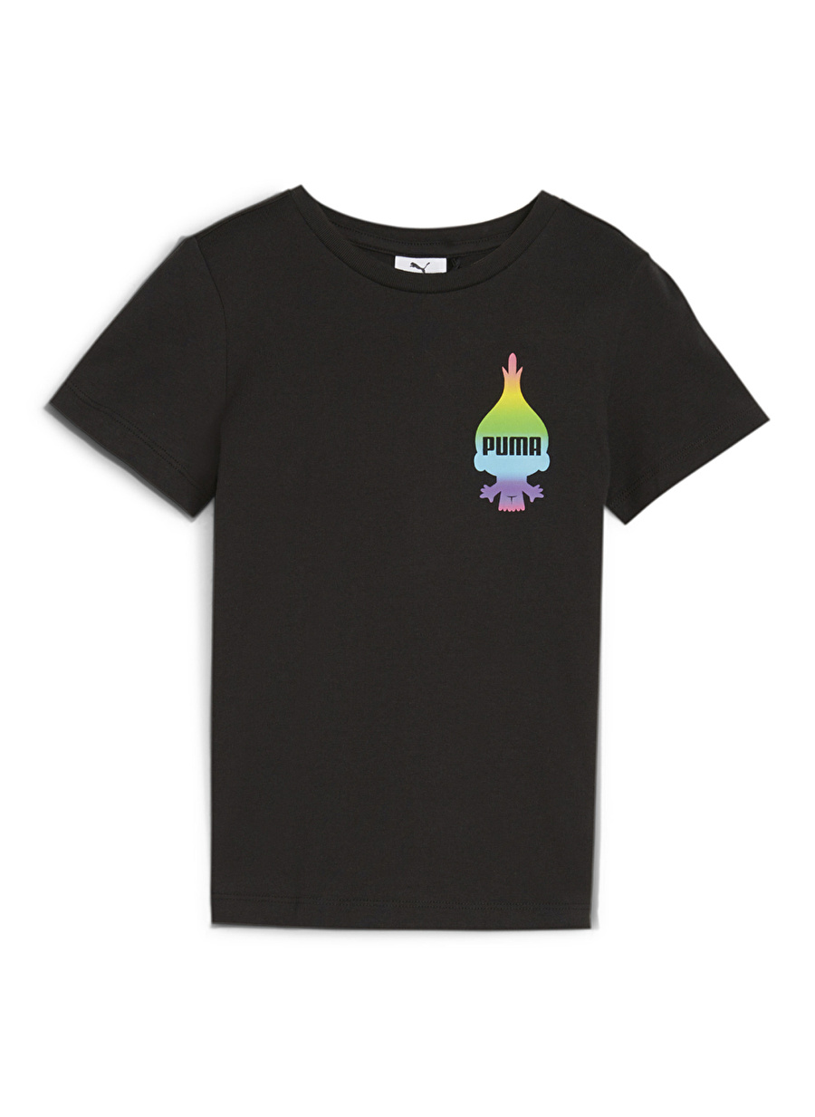 Puma Baskılı Siyah Erkek T-Shirt 62481601-PUMA X TROLLS Tee