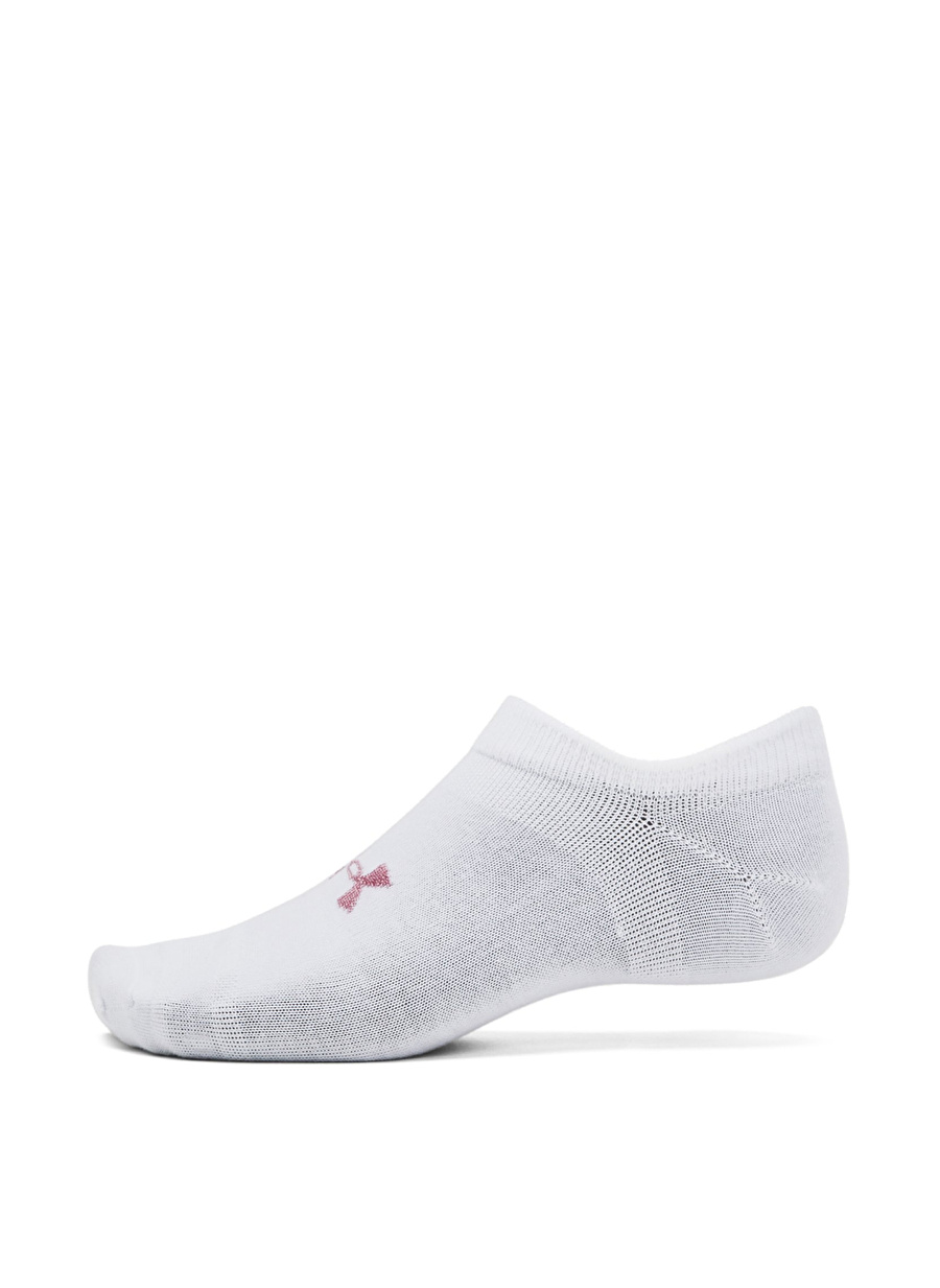 Under Armour Beyaz Unisex  Çorap 1382623-100 UA Essential No Show 3p