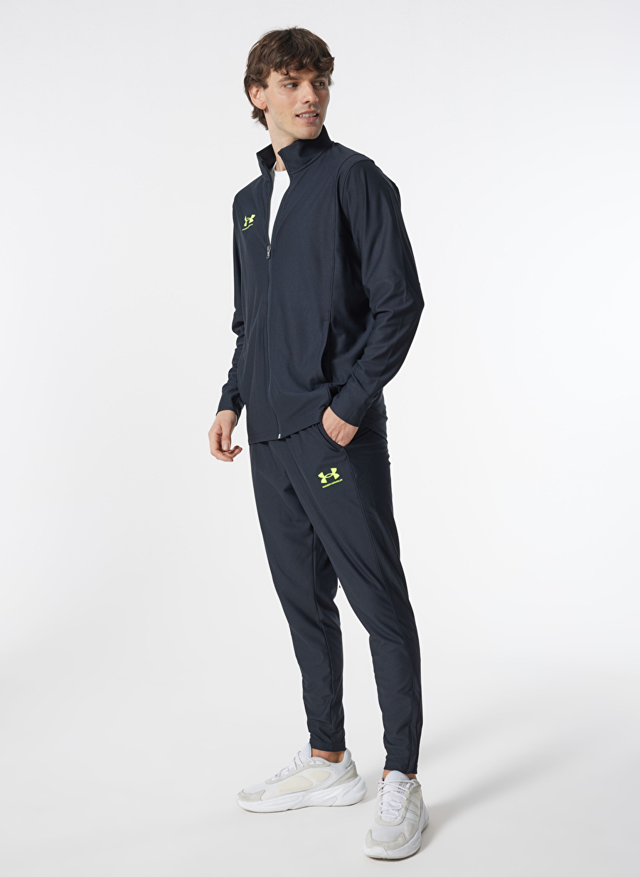 Under Armour 1379592-005 UA M's Ch. Tracksuit Siyah Erkek Bisiklet Yaka Slim Fit Eşofman Takımı