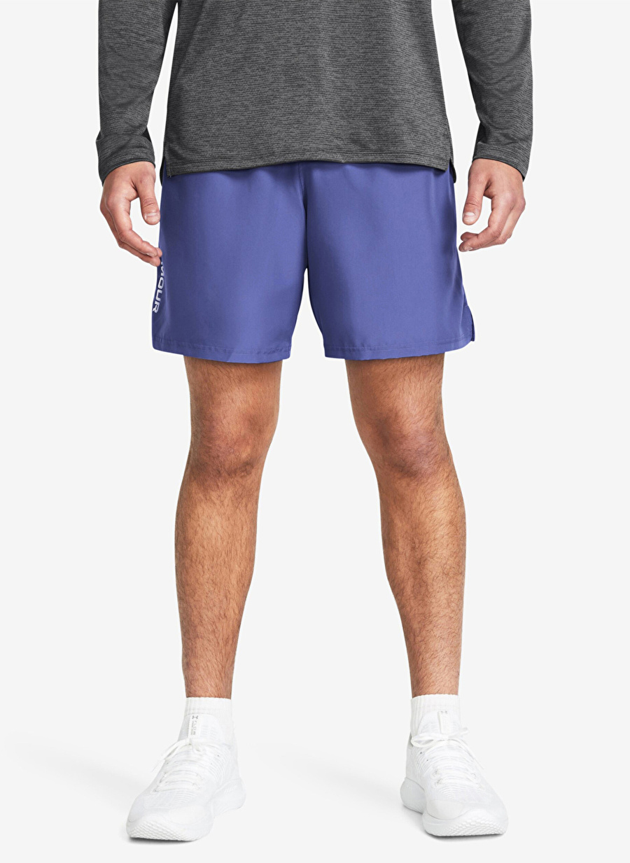 Under Armour Mor Erkek Bol Kesim Şort 1383356-561 UA Woven Wdmk Shorts