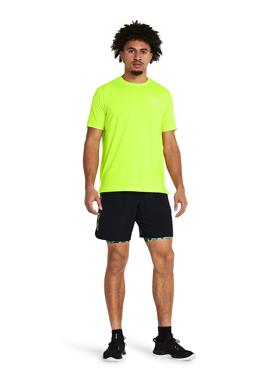 Under Armour 1383356-002 UA Woven Wdmk Shorts Siyah Erkek Bol Kesim Şort