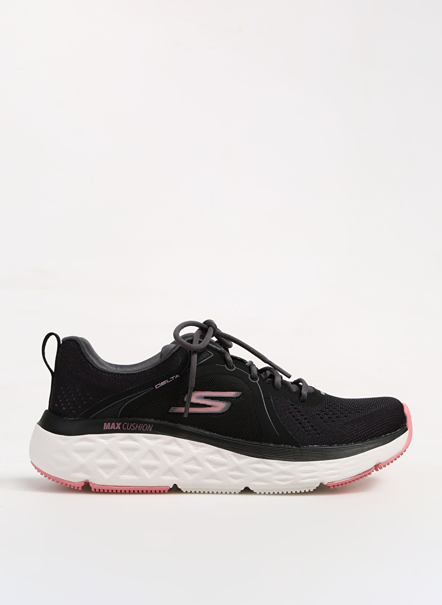 Skechers Siyah - Pembe Kadın Koşu Ayakkabısı 129132 BKPK MAX CUSHİONİNG DELTA -