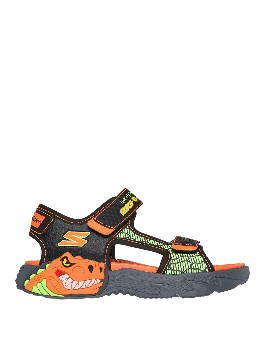 Yeşil Erkek Çocuk Sandalet 400614L BKOR-Creature-Splash