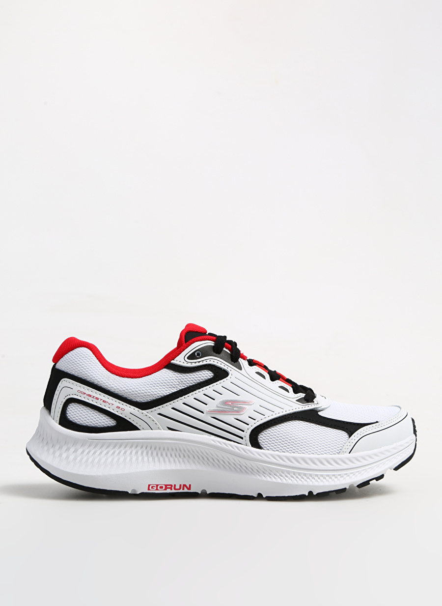 Skechers Beyaz - Siyah Erkek Koşu Ayakkabısı 220866 WBK GO RUN CONSİSTENT 2.0