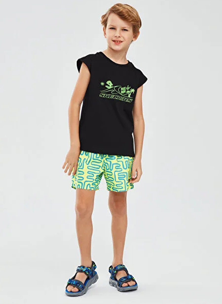 Skechers Erkek Çocuk Şort Mayo SK241109-299-Swimwear B Swimshort