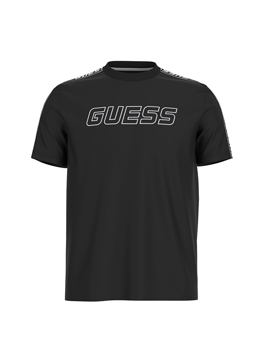 Guess Siyah Erkek Bisiklet Yaka T-Shirt Z4GI18J1314JBLK-ARLO CN