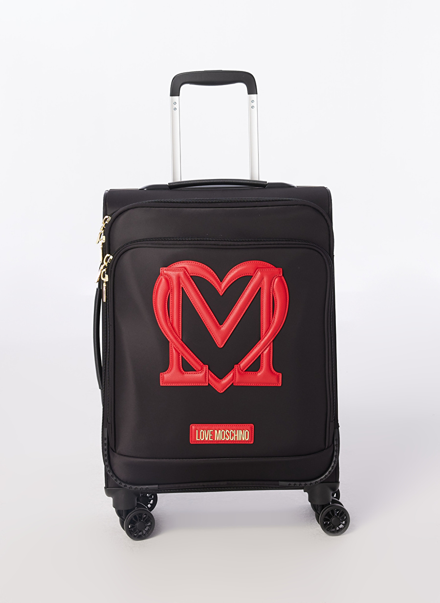 Love Moschino Çekçekli Kumaş Valiz