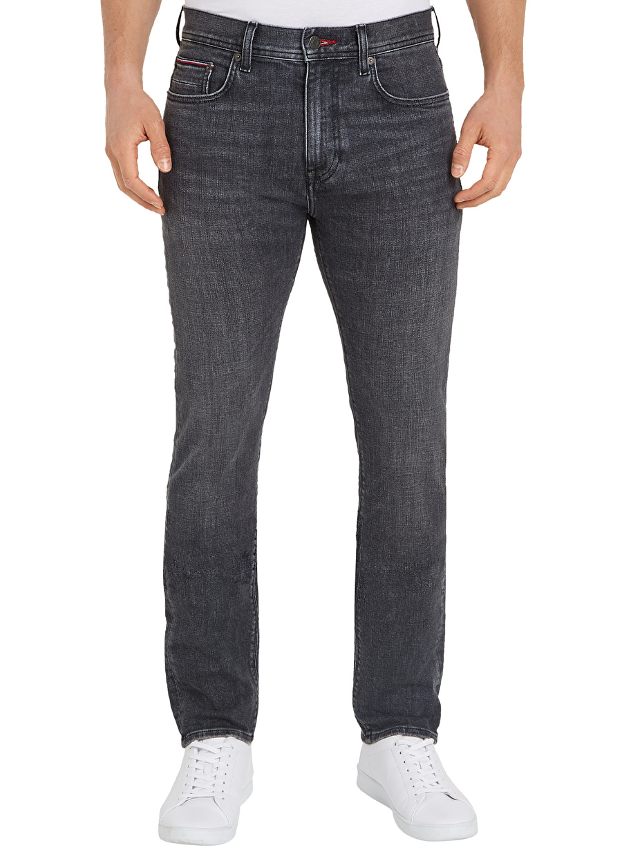 Tommy Hilfiger Normal Bel Normal Paça Slim Fit Erkek Denim Pantolon MW0MW33965