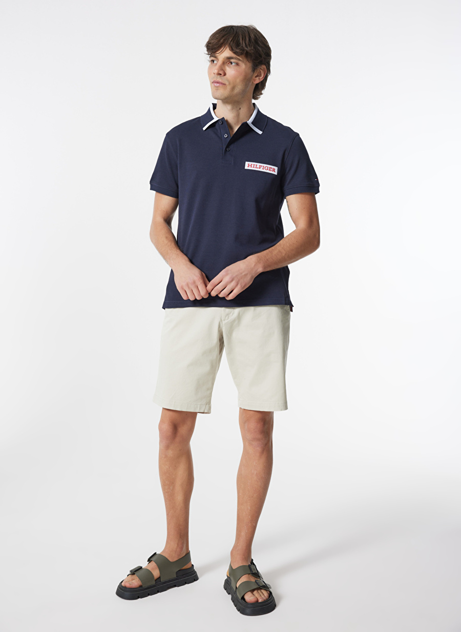 Tommy Hilfiger Mavi Erkek Polo T-Shirt MW0MW34786