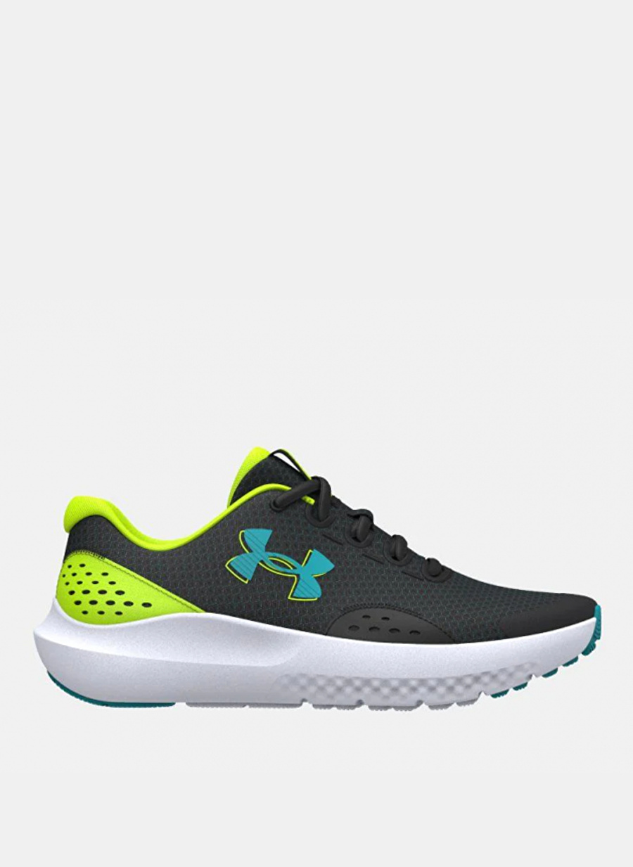 Under Armour Siyah Erkek Çocuk Koşu Ayakkabısı 3027103-003-UA BGS Surge 4