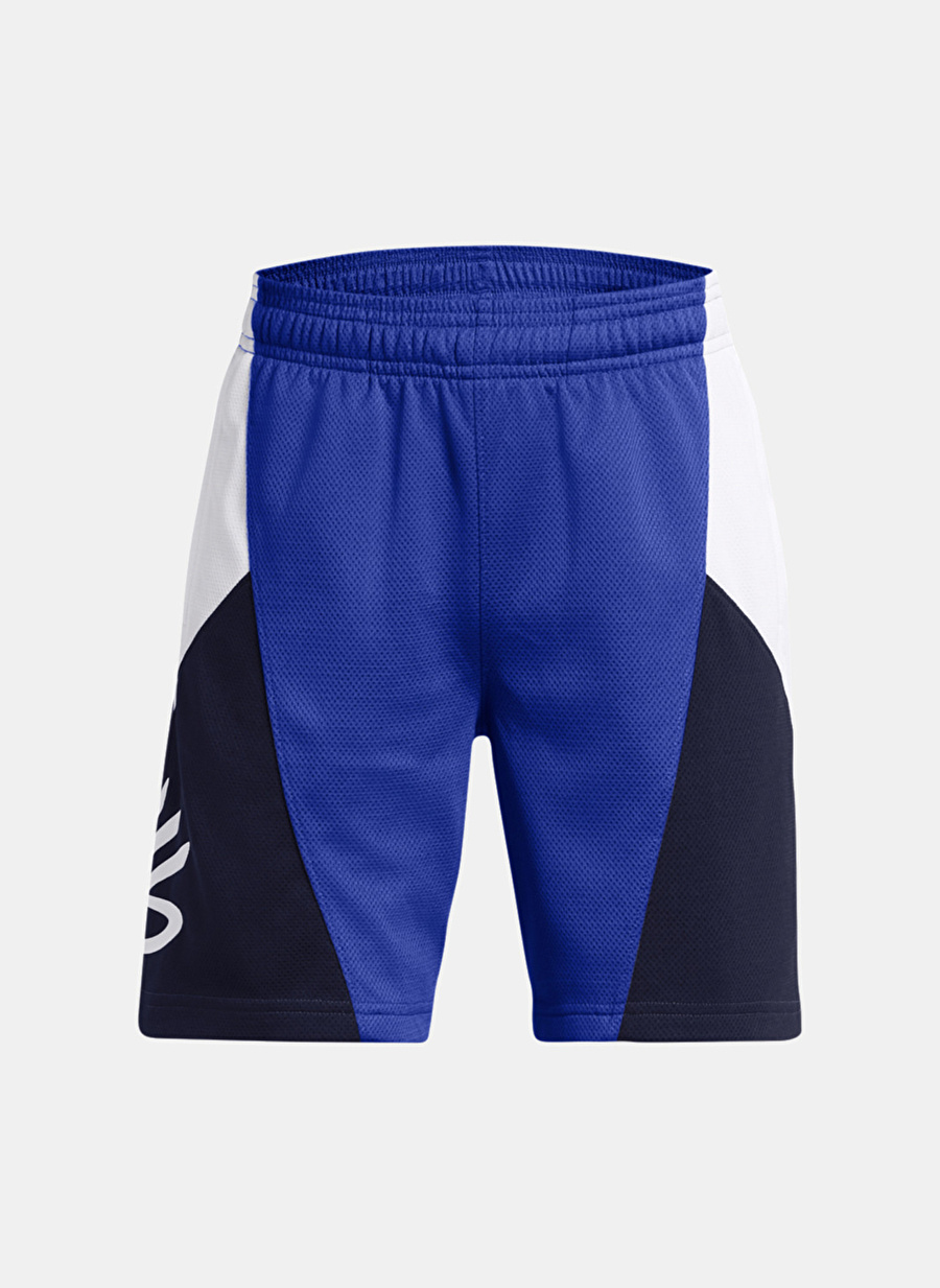 Under Armour Lastikli Bel Bol Kesim Mavi Erkek Şort 1380334-401-Curry Boys Splash Short