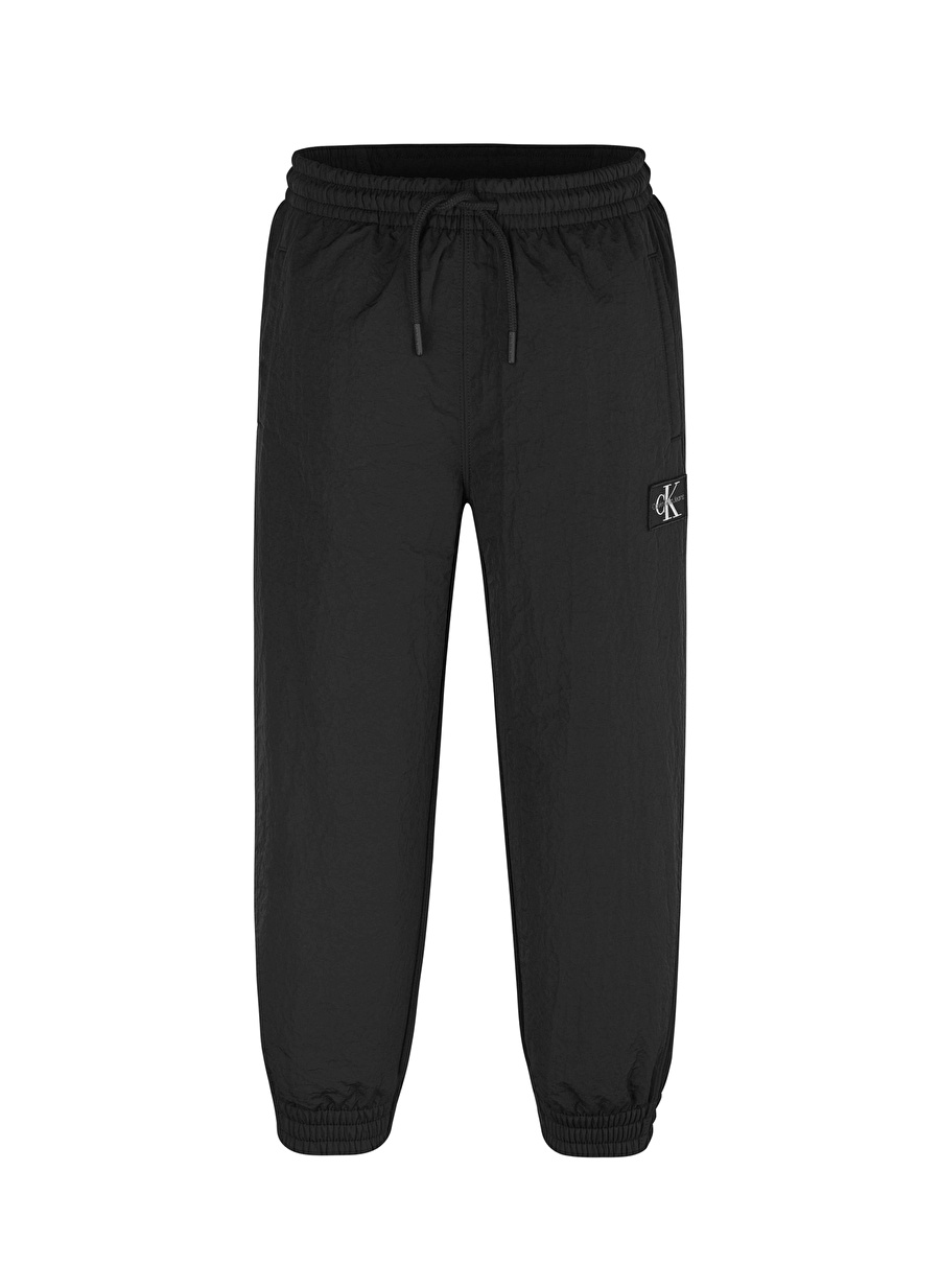 Calvin Klein Lastikli Paça Siyah Erkek Eşofman Altı MIX MEDIA MONOCHROME JOGGER