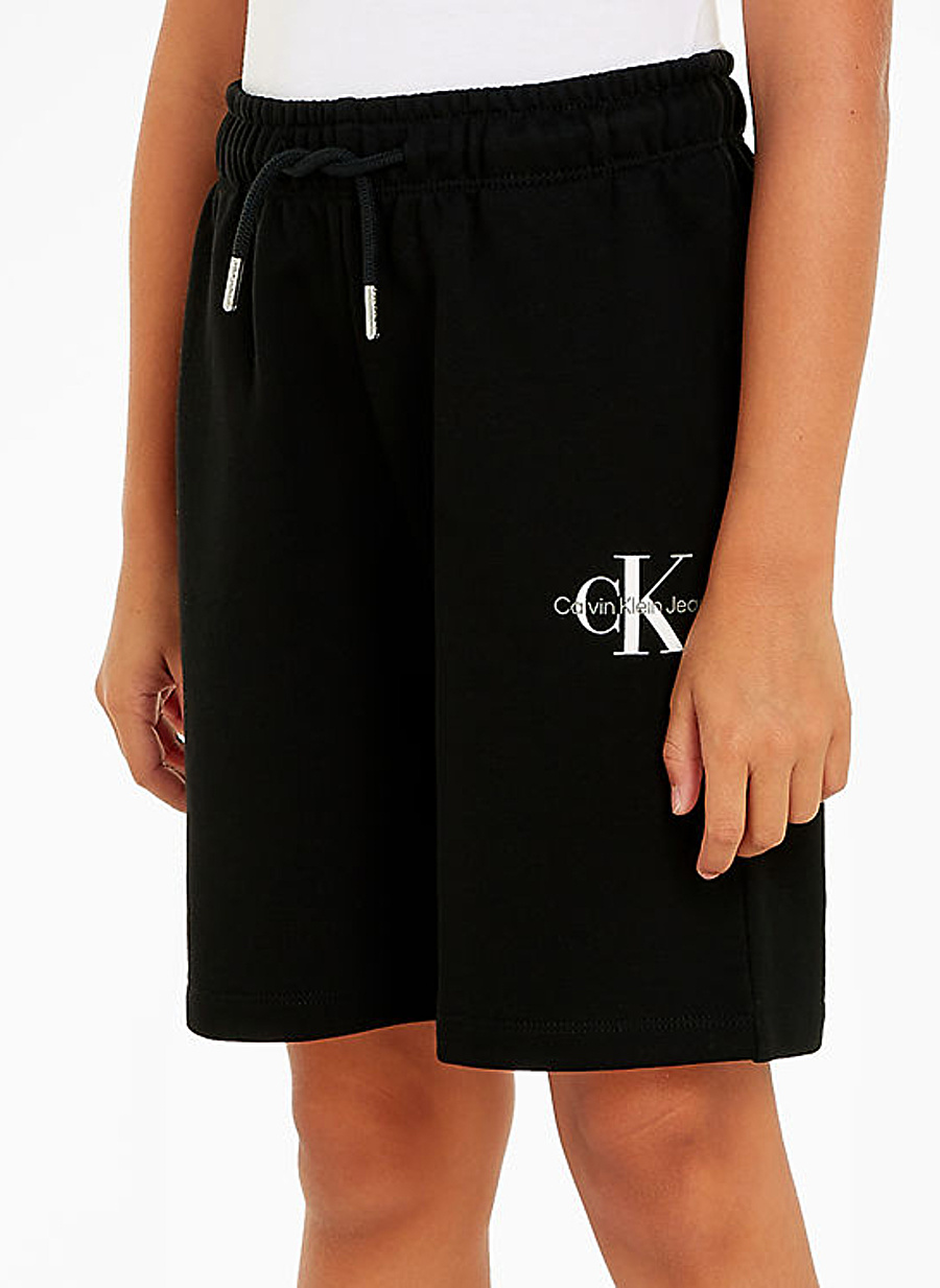 Calvin Klein Normal Siyah Erkek Şort MONOGRAM RELAXED SHORTS_1