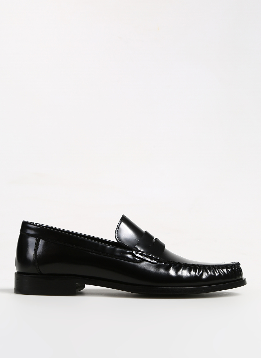 George Hogg Deri Siyah Erkek Loafer 10984-4SS