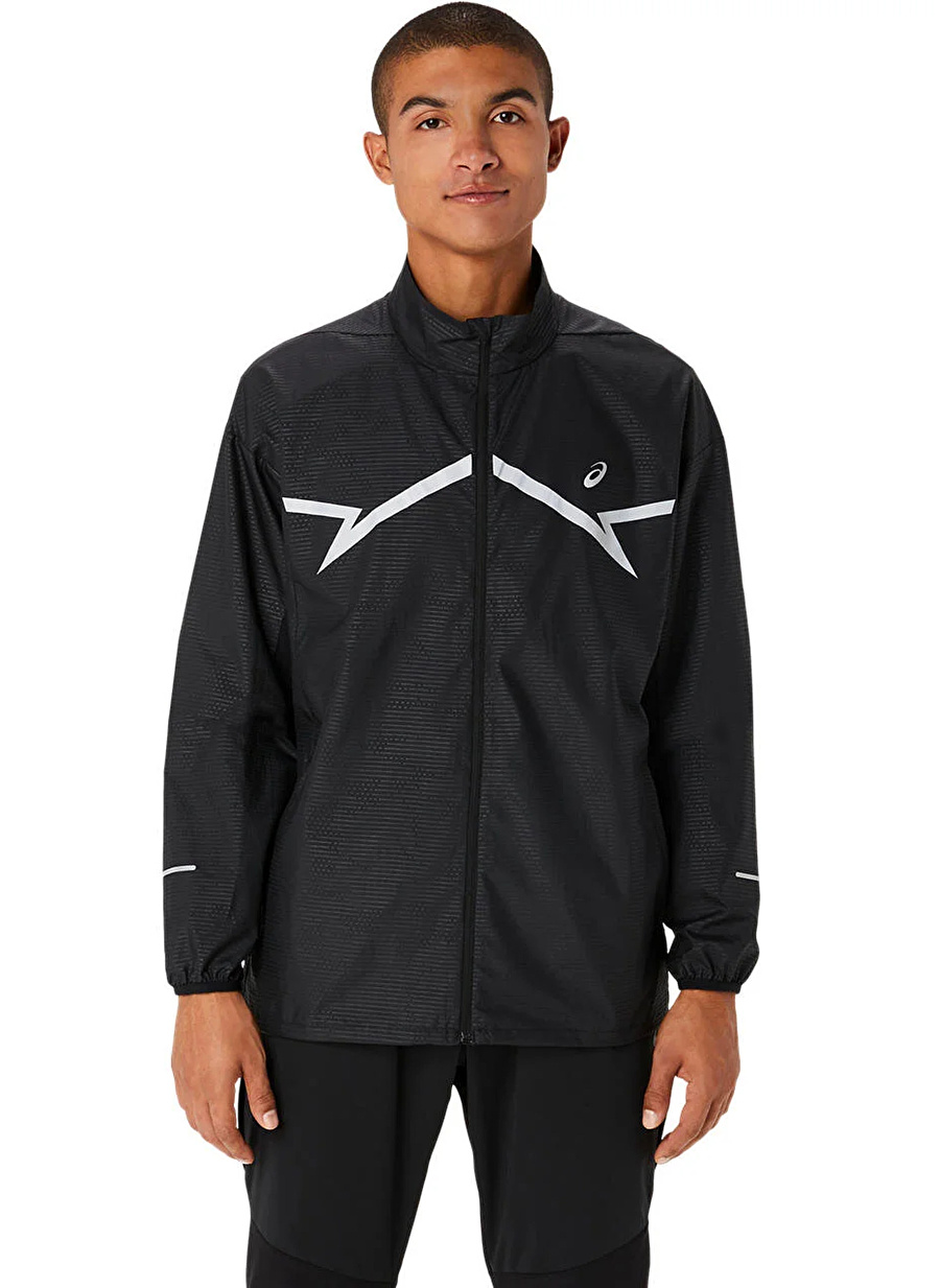 Asics Siyah Erkek Zip Ceket 2011C875-001LITE-SHOW JACKET