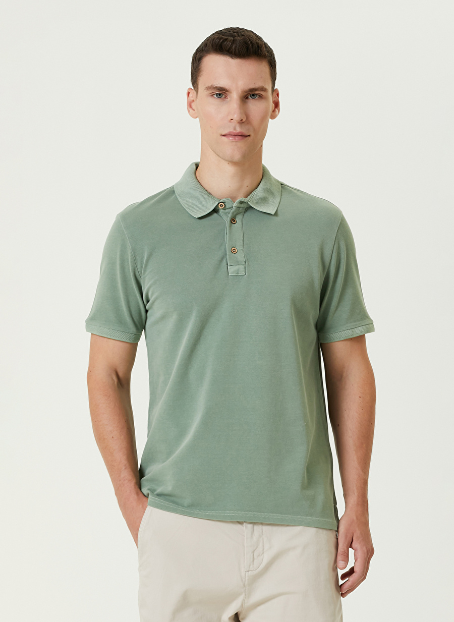 Network Mint Erkek Slim Fit Polo T-Shirt 1091156