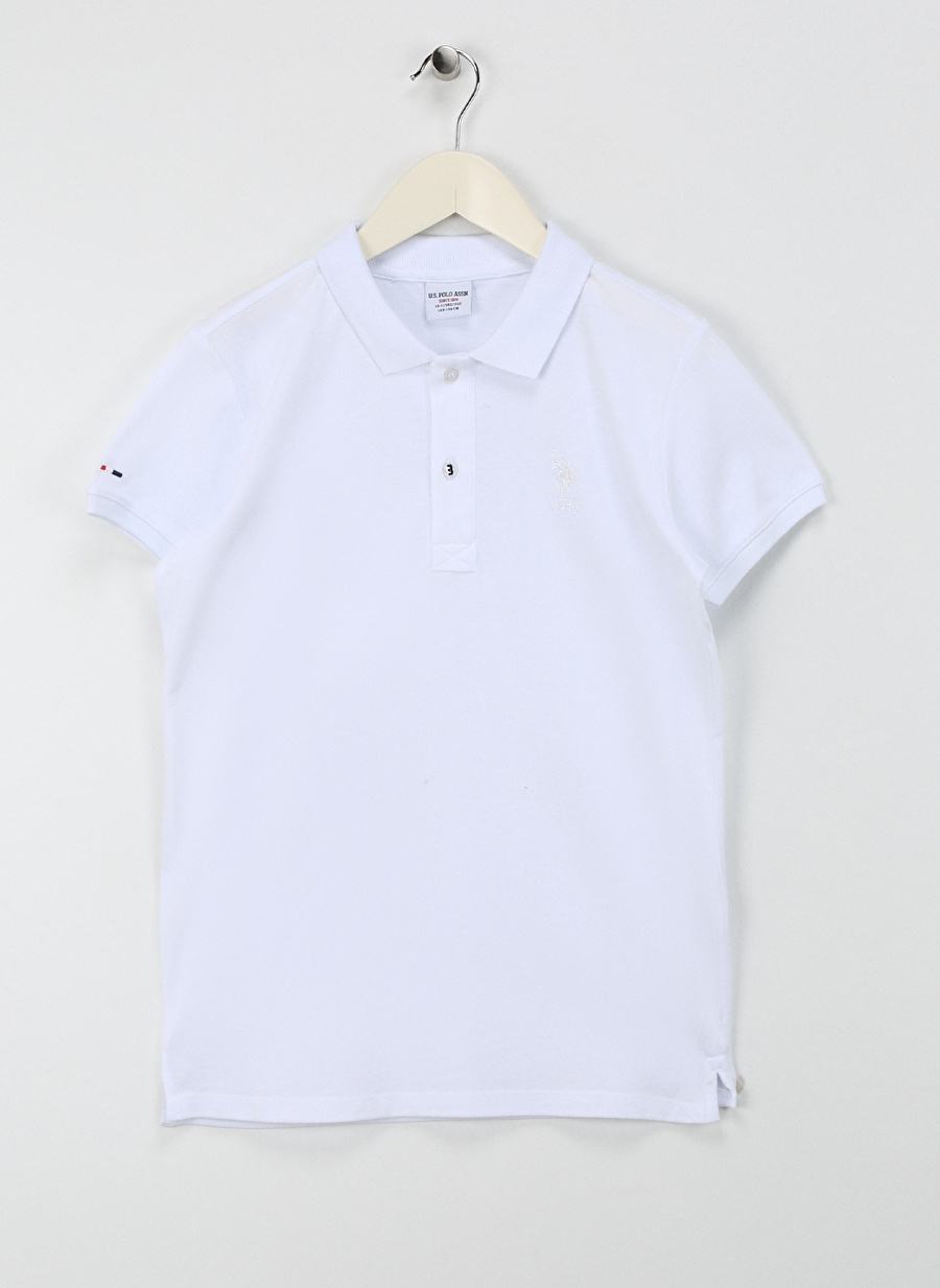 Beyaz Erkek Regular Fit Polo T-Shirt TP01IY024