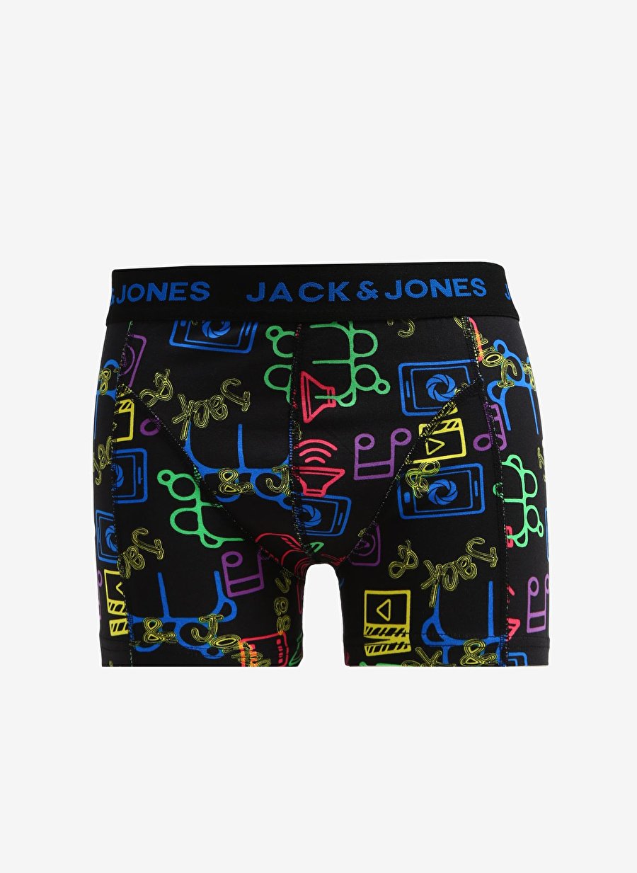 Jack & Jones Siyah Erkek Boxer 12262258_JACSIGNAL TRUNK TRY