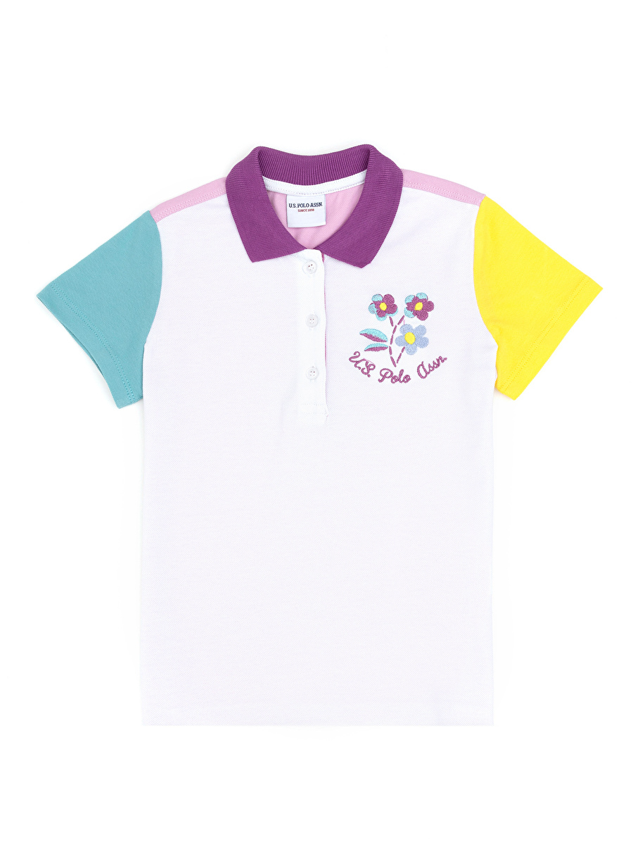 U.S. Polo Assn. Beyaz Kız Çocuk Polo T-Shirt SEVERUS_1