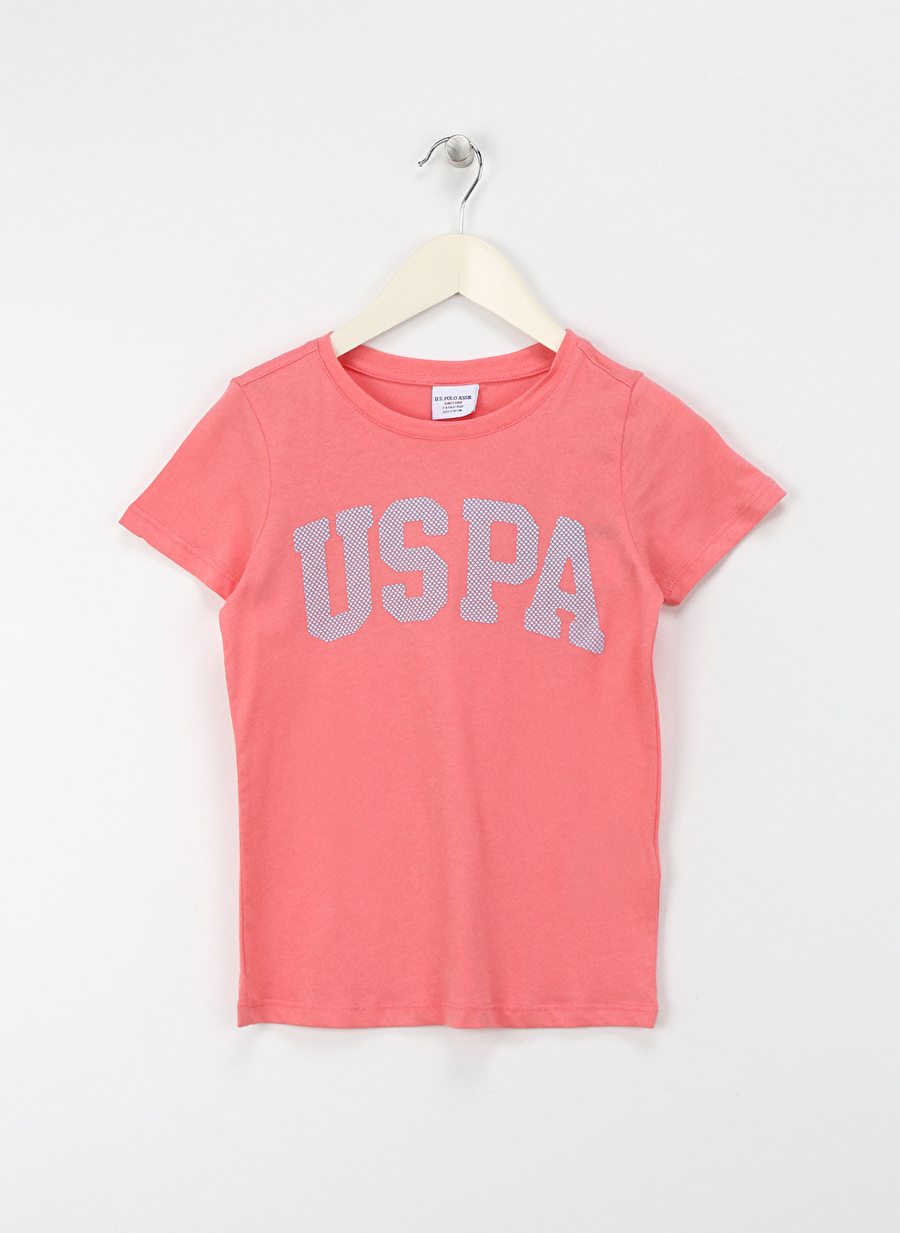 U.S. Polo Assn. Pembe Kadın T-Shirt KEAN-IY24