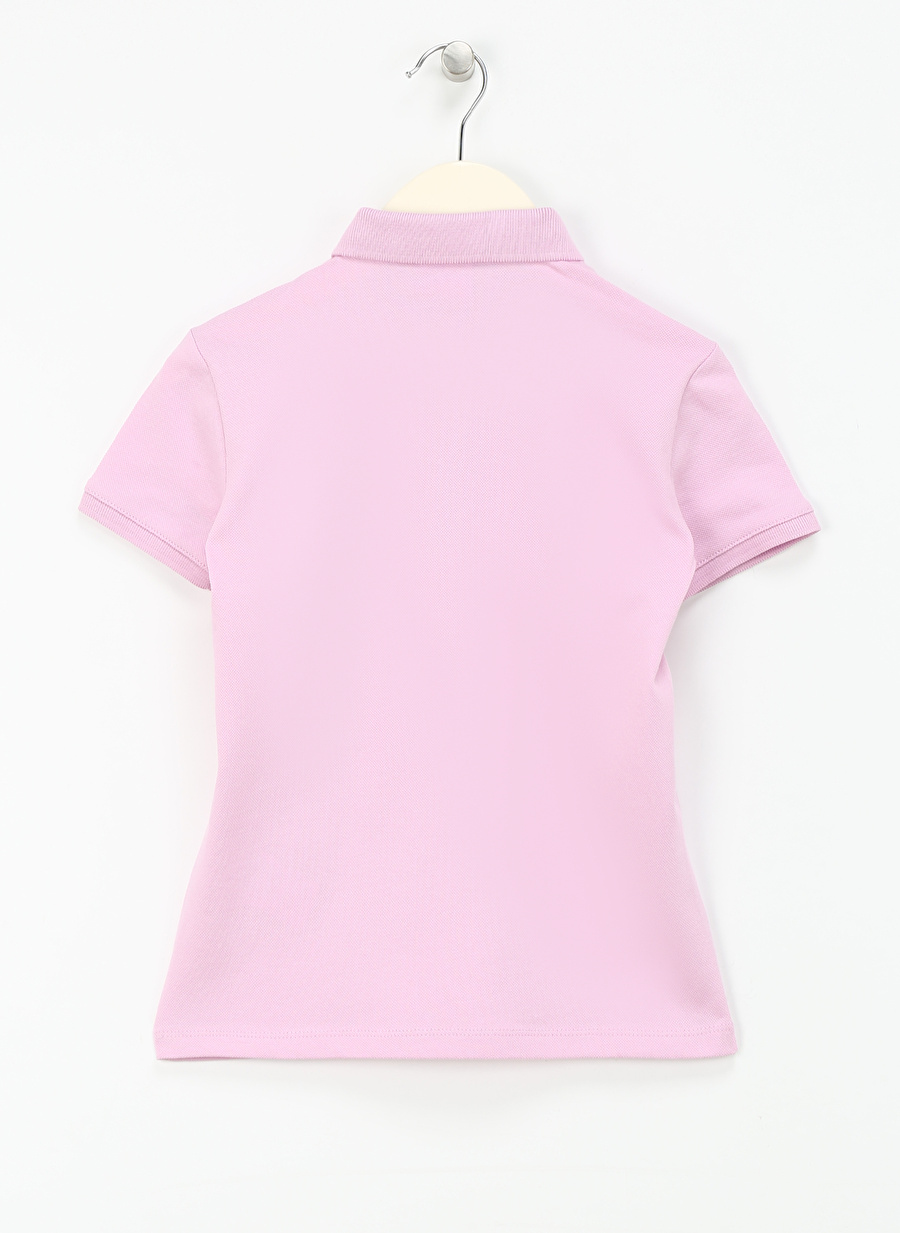 U.S. Polo Assn. Pembe Kız Çocuk Slim Fit Polo T-Shirt TP01-IY024_1