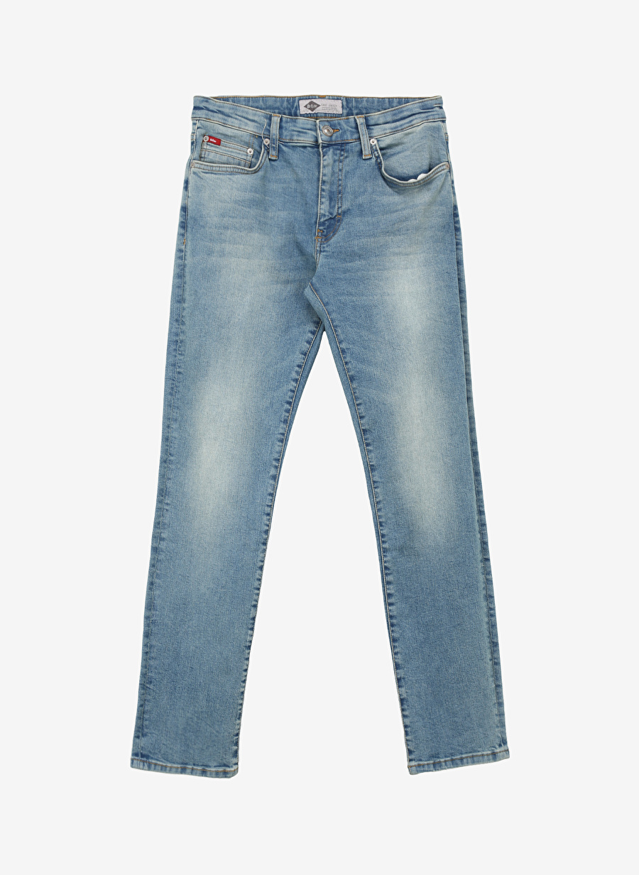 Lee Cooper JAGGER ELLERY BLUE L Normal Bel Slim Fit Erkek Denim Pantolon 242 LCM 121026