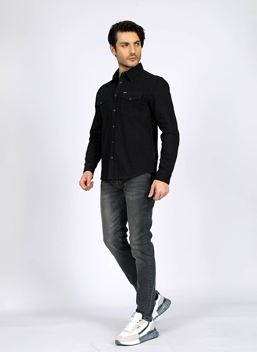 Lee Cooper Normal Bel Slim Fit Erkek Denim Pantolon 242 LCM 121046 JACK ELLERY MIDNIGHT