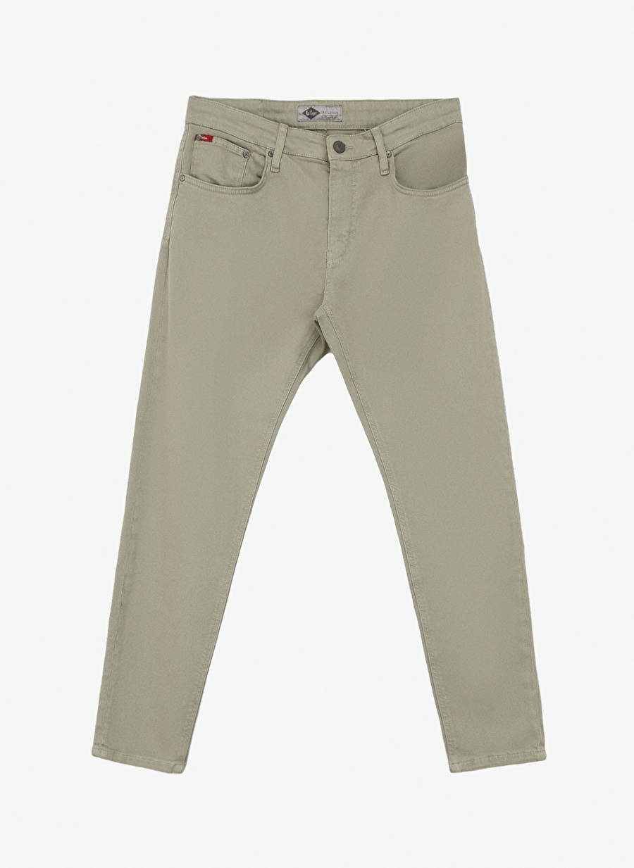 Lee Cooper Normal Bel Slim Fit Haki Erkek Chino Pantolon 242 LCM 221009 LONCE A. HAKİ