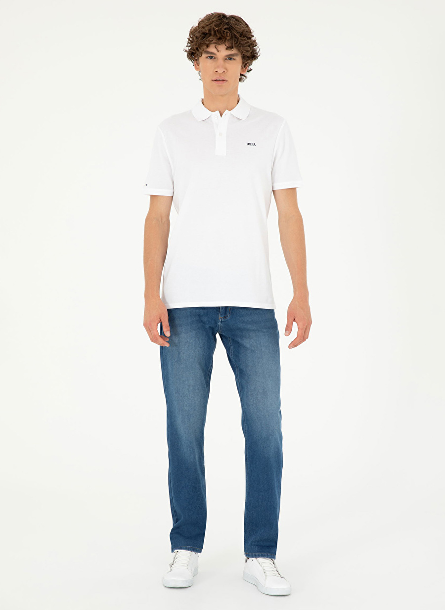 U.S. Polo Assn. Mavi Erkek Straight Denim Pantolon DANILO