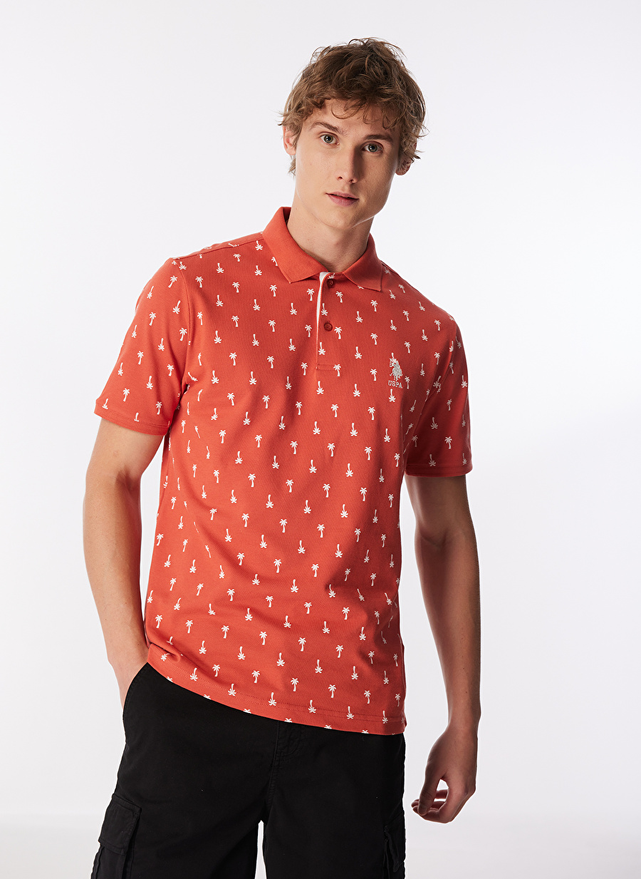 U.S. Polo Assn. Pudra Erkek Regular Fit Polo T-Shirt GIRONA