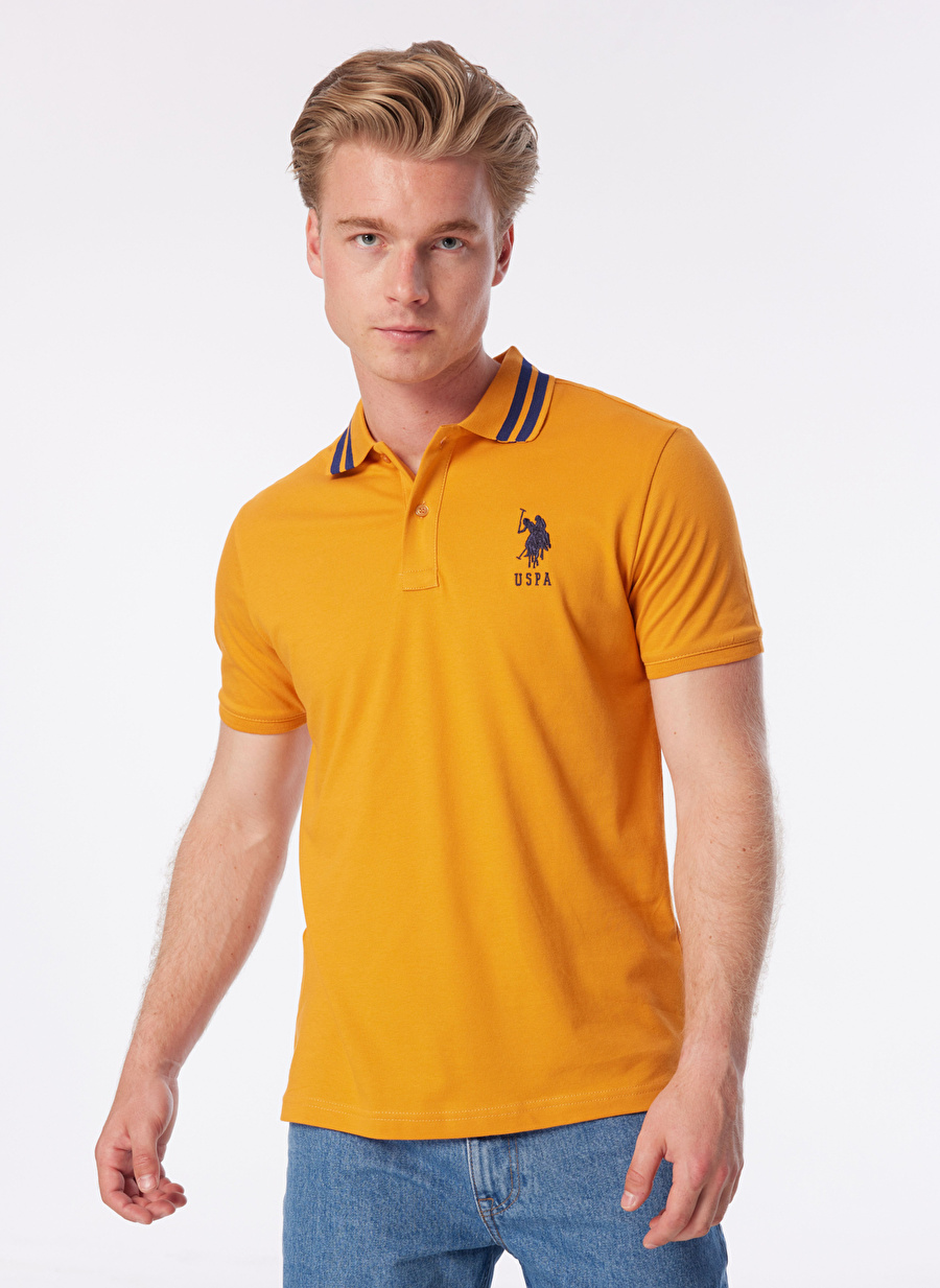 U.S. Polo Assn. Kiremit Erkek Slim Fit Polo T-Shirt GSD01IY024