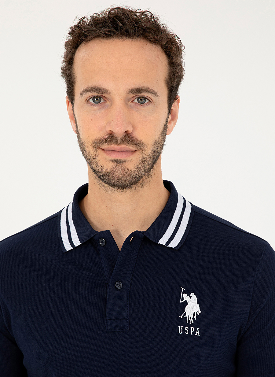 U.S. Polo Assn. Lacivert Erkek Slim Fit Polo T-Shirt GSD01IY024_1