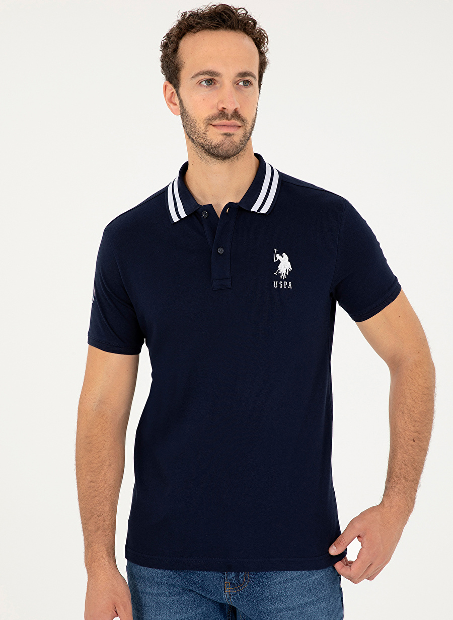 U.S. Polo Assn. Lacivert Erkek Slim Fit Polo T-Shirt GSD01IY024_2