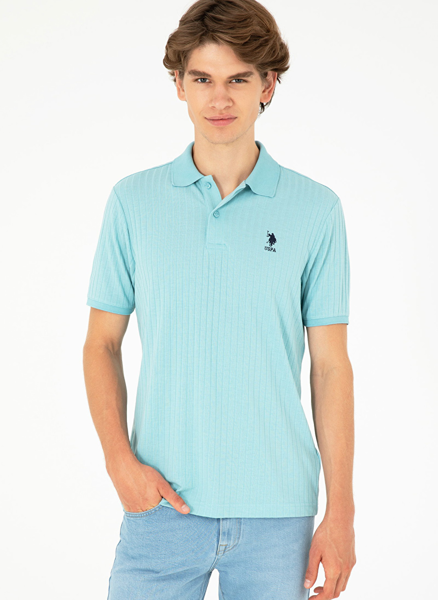 U.S. Polo Assn. Mint Erkek Regular Fit Polo T-Shirt NOYU