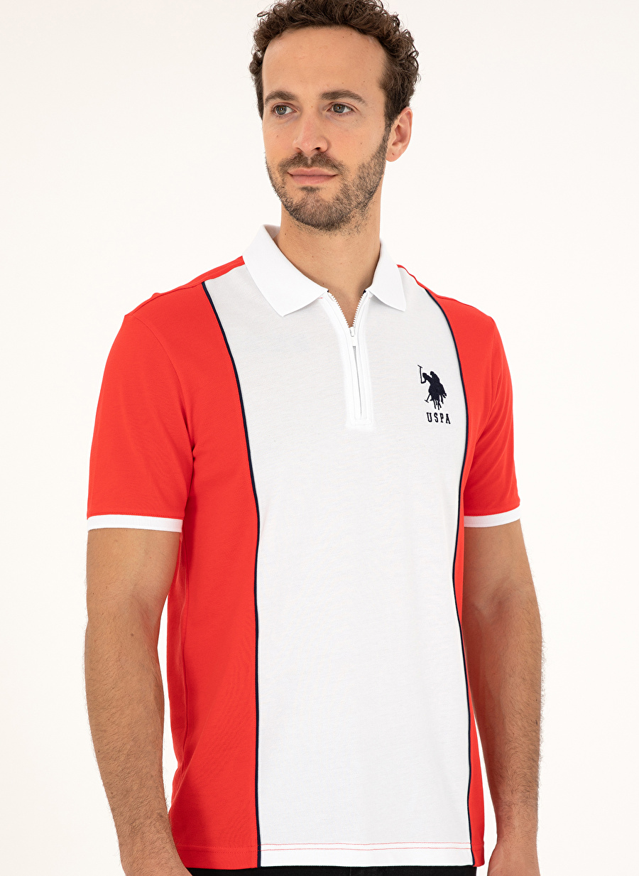 U.S. Polo Assn. Polo Yaka Kırmızı Erkek T-Shirt T-GALENA_2