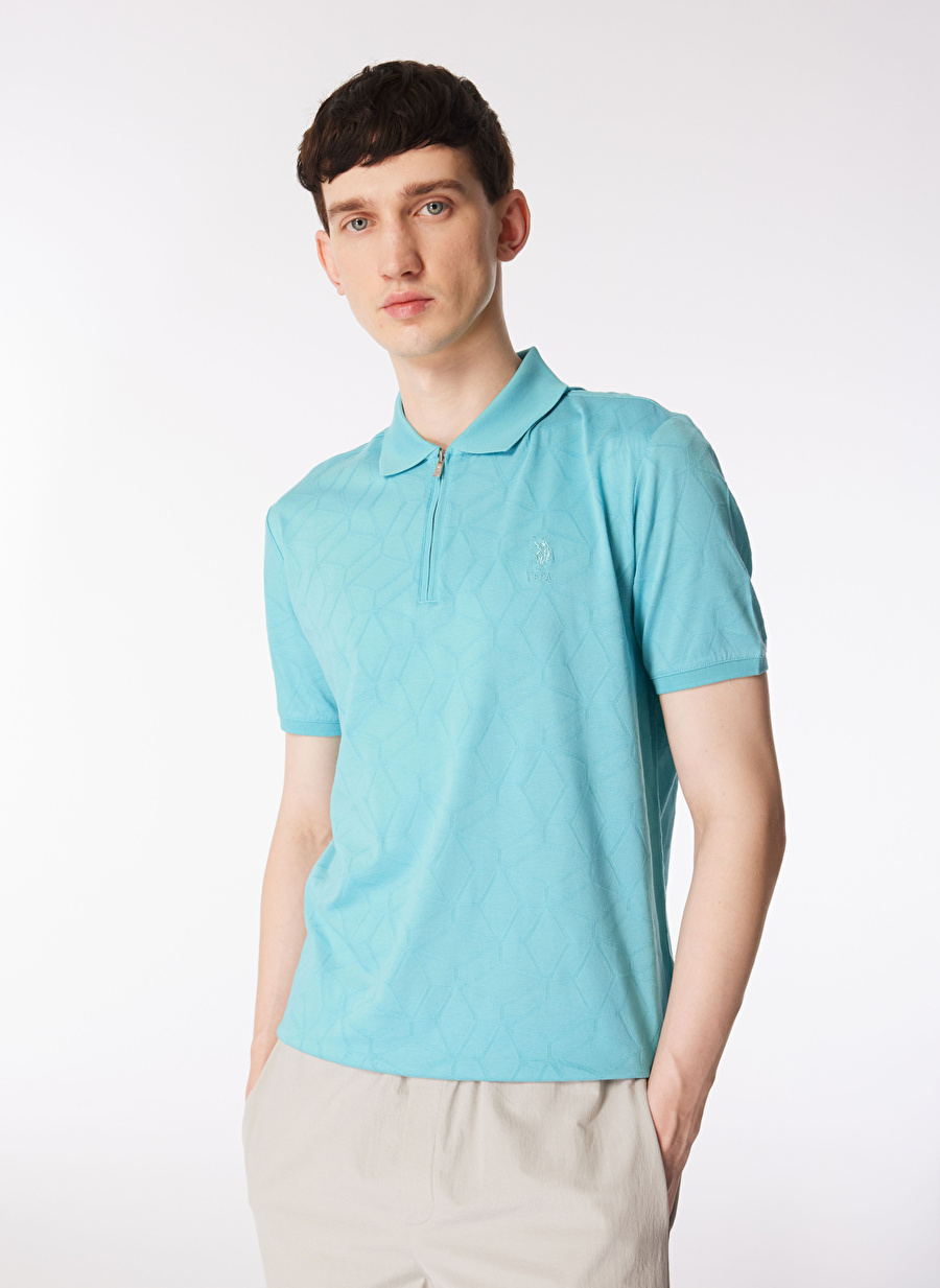 U.S. Polo Assn. Polo Yaka Mint Erkek T-Shirt RUNE