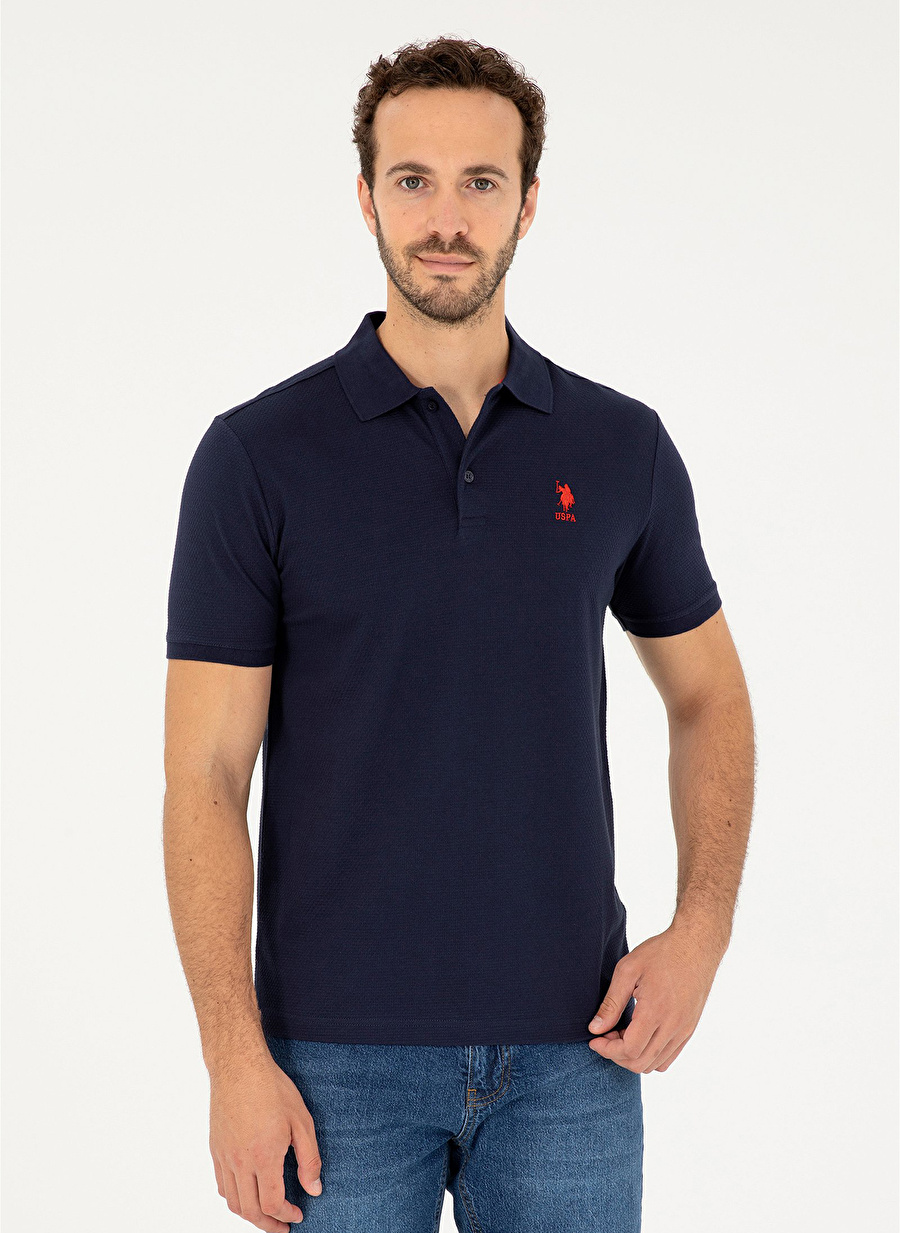 U.S. Polo Assn. Lacivert Erkek Regular Fit T-Shirt TEKS