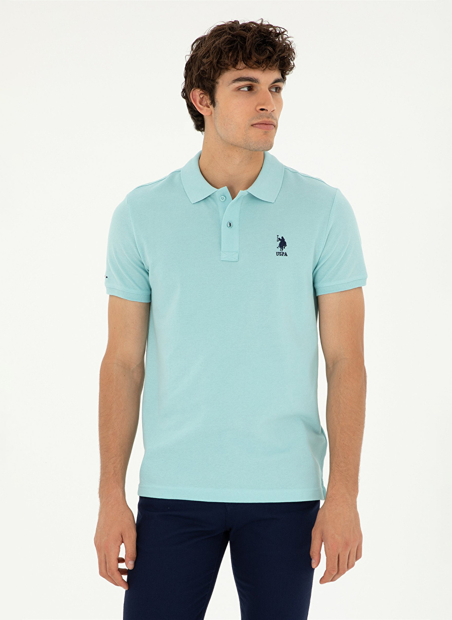 U.S. Polo Assn. Yeşil Erkek Polo T-Shirt TP04IY024